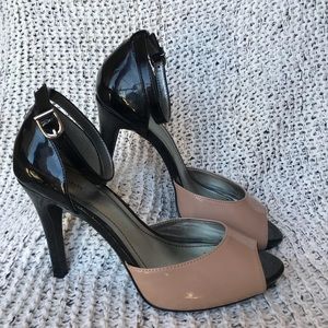 Style&Co Patent Leather Peep Toe Heels